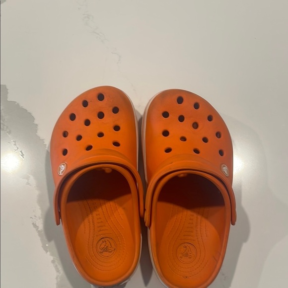 Crocs Kids Classic Clog - Orange - Picture 3 of 7